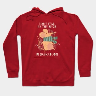 Folk Punk Mouse Fall Adventures in Saskatoon Hoodie